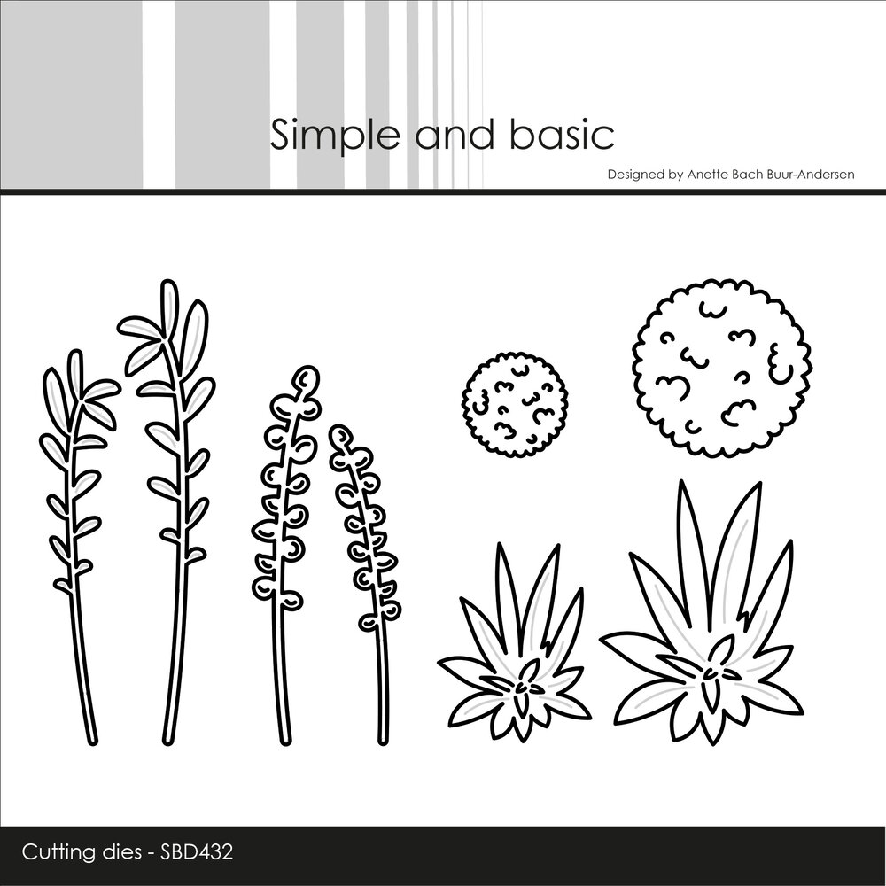 Simple and Basic Plants and Sterms Dies (SBD432) (DISCONTINUED)