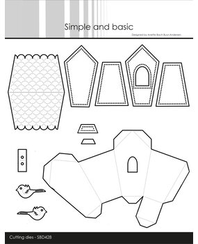 Simple and Basic Large 3D Birdhouse Dies (SBD428)