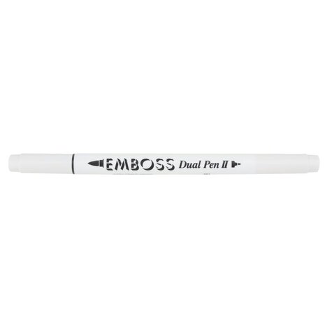 Tsukineko Dual Emboss Pen II Clear (05EM281)