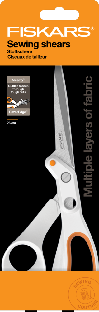 Fiskars Scissors Fabric Amplify RazorEdge 26cm (1070082) (DISCONTINUED) Fiskars Scissors Fabric Amplify RazorEdge 26cm (1070082) (DISCONTINUED)