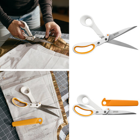 Fiskars Scissors Fabric Amplify RazorEdge 26cm (1070082) (DISCONTINUED) Fiskars Scissors Fabric Amplify RazorEdge 26cm (1070082) (DISCONTINUED)