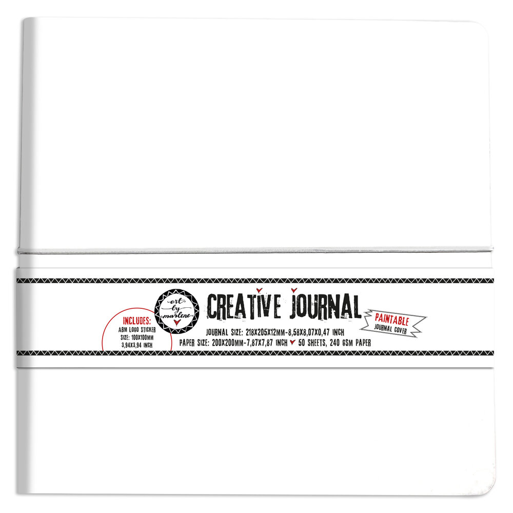 Art By Marlene Creative Journal 7.87x7.87 Inch Paintable Journal Cover (ABM-ES-JOUR13) (DISCONTINUED) Art By Marlene Creative Journal 7.87x7.87 Inch Paintable Journal Cover (ABM-ES-JOUR13) (DISCONTINUED)