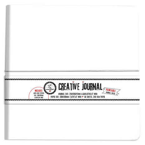 Art By Marlene Creative Journal 7.87x7.87 Inch Paintable Journal Cover (ABM-ES-JOUR13) (DISCONTINUED) Art By Marlene Creative Journal 7.87x7.87 Inch Paintable Journal Cover (ABM-ES-JOUR13) (DISCONTINUED)