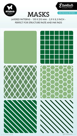 Studio Light Rectangle Pattern Essentials Mask (SL-ES-MASK278) (DISCONTINUED)