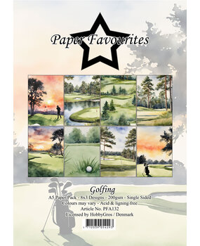 Paper Favourites Golfing A5 Paper Pack (PFA132) (OUTLET) Paper Favourites Golfing A5 Paper Pack (PFA132) (OUTLET)