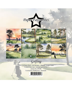 Paper Favourites Golfing 6x6 Inch Paper Pack (PF288) (DISCONTINUED)