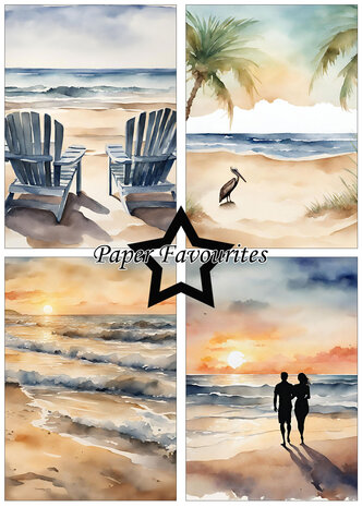 Paper Favourites Beachy A5 Paper Pack (PFA131) (DISCONTINUED) Paper Favourites Beachy A5 Paper Pack (PFA131) (DISCONTINUED)