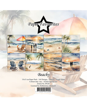 Paper Favourites Beachy 6x6 Inch Paper Pack (PF287) (DISCONTINUED)