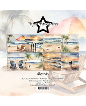 Paper Favourites Beachy 12x12 Inch Paper Pack (PF487) (DISCONTINUED)