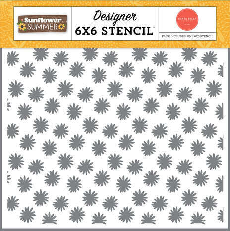 Carta Bella Always Shine Flowers Stencil (CBSS368034) (OUTLET) Carta Bella Always Shine Flowers Stencil (CBSS368034) (OUTLET)