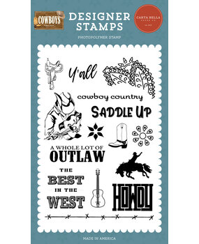 Carta Bella Saddle Up Clear Stamps (CBCBS371040) (OUTLET)