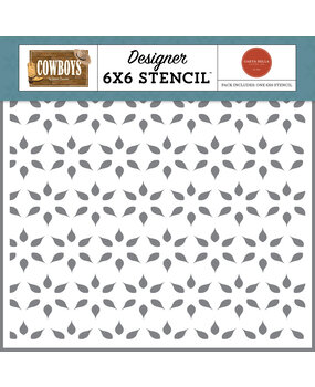 Carta Bella Best Of The West Flower Stencil (CBCBS371033) (OUTLET)
