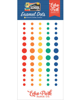 Echo Park Off To School Enamel Dots (OTS370028) (DISCONTINUED)