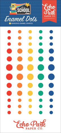 Echo Park Off To School Enamel Dots (OTS370028) (DISCONTINUED)