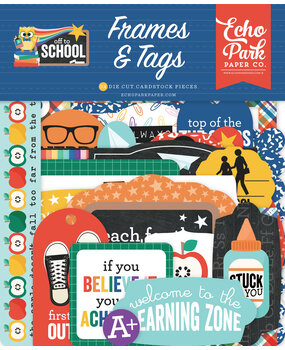 Echo Park Off To School Frames & Tags (OTS370025) (DISCONTINUED)