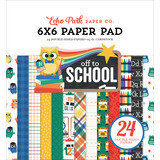 Echo Park Off To School 6x6 Inch Paper Pad (OTS370023) (DISCONTINUED)
