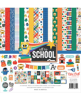 Echo Park Off To School 12x12 Inch Collection Kit (OTS370016) (DISCONTINUED)