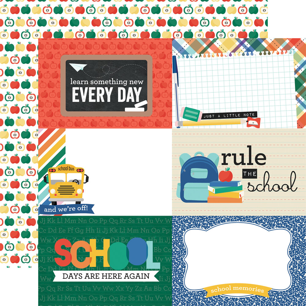 Echo Park Off To School 12x12 Inch Collection Kit (OTS370016) (DISCONTINUED) Echo Park Off To School 12x12 Inch Collection Kit (OTS370016) (DISCONTINUED)