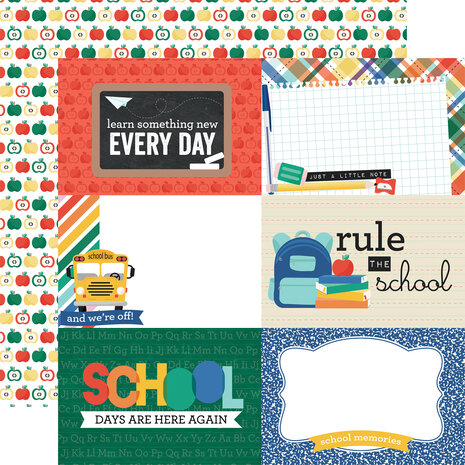 Echo Park Off To School 12x12 Inch Collection Kit (OTS370016) (DISCONTINUED) Echo Park Off To School 12x12 Inch Collection Kit (OTS370016) (DISCONTINUED)