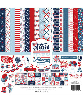 Echo Park Stars And Stripes Forever 12x12 Inch Collection Kit (SSF369016) (DISCONTINUED)
