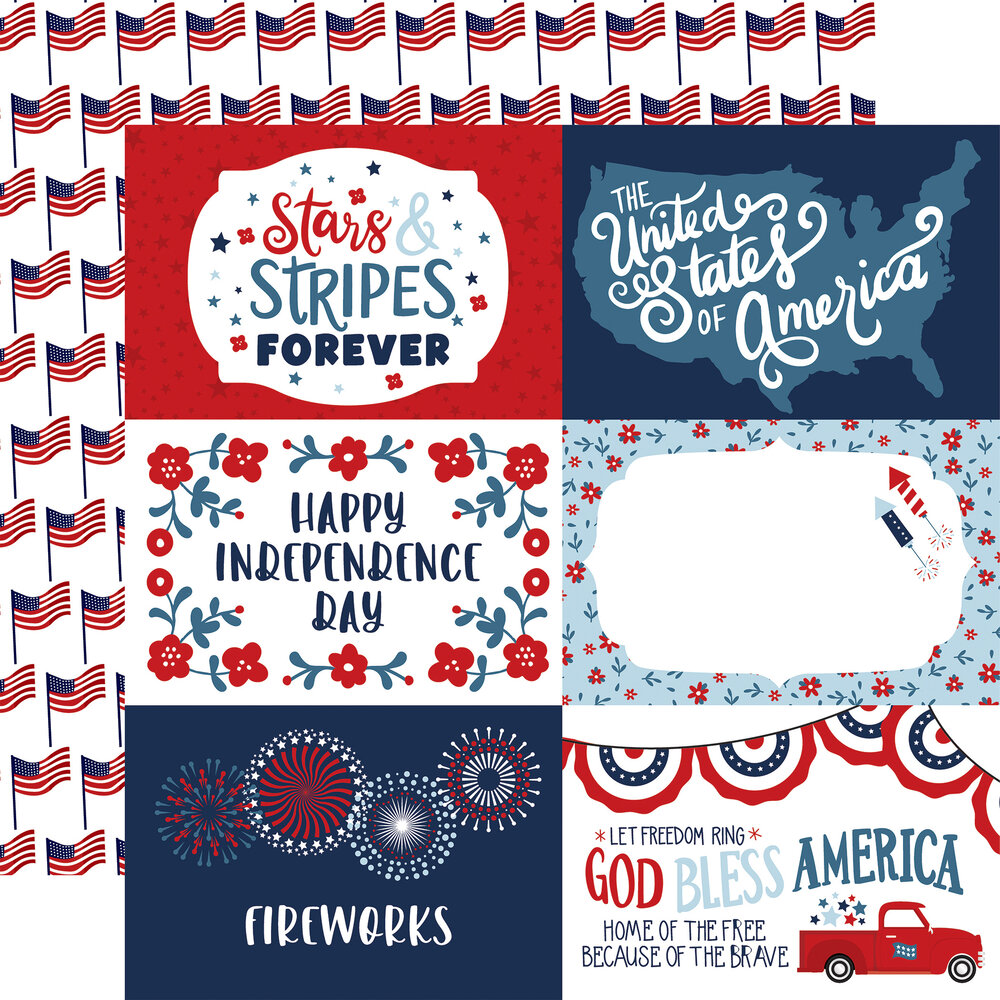 Echo Park Stars And Stripes Forever 12x12 Inch Collection Kit (SSF369016) (DISCONTINUED) Echo Park Stars And Stripes Forever 12x12 Inch Collection Kit (SSF369016) (DISCONTINUED)