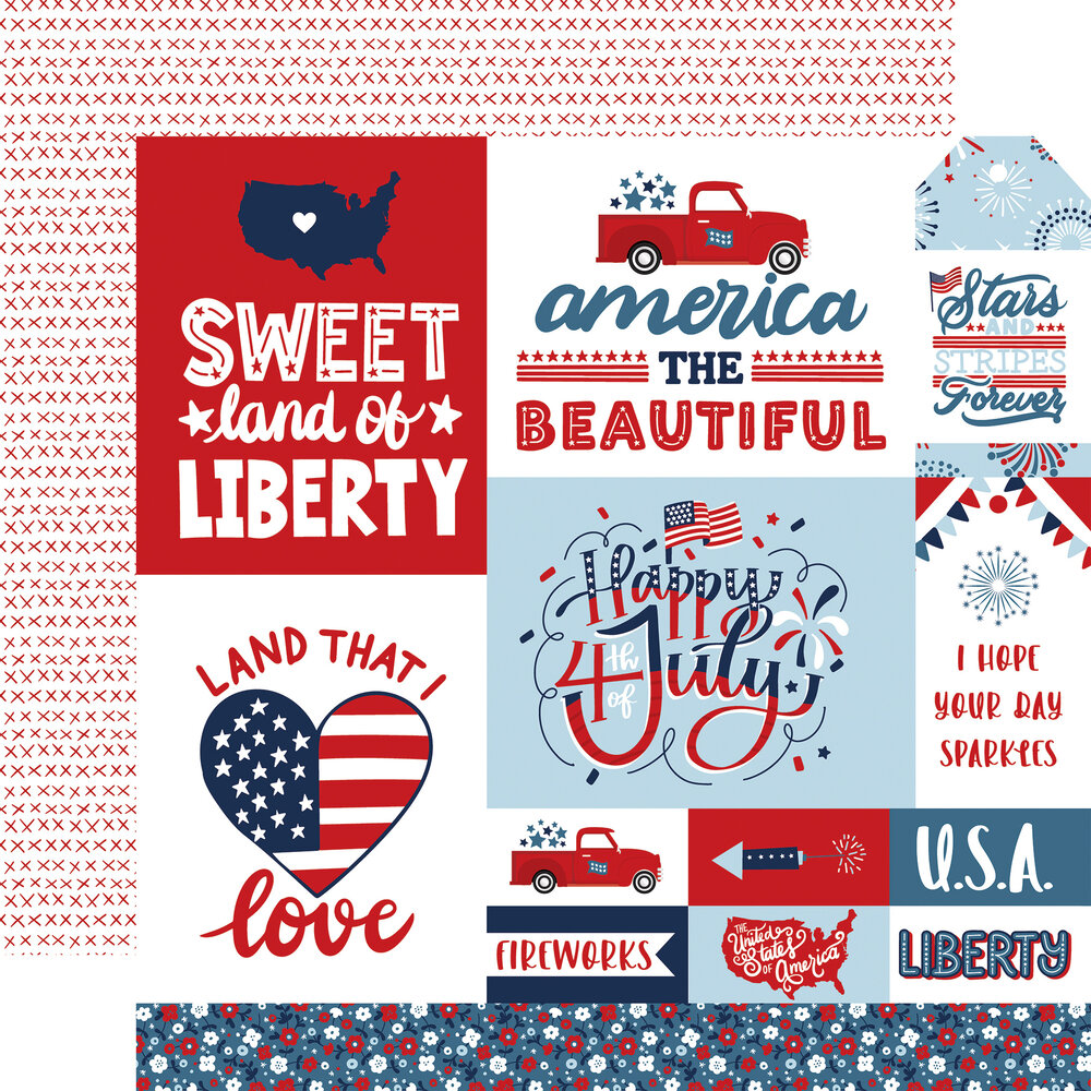 Echo Park Stars And Stripes Forever 12x12 Inch Collection Kit (SSF369016) (DISCONTINUED) Echo Park Stars And Stripes Forever 12x12 Inch Collection Kit (SSF369016) (DISCONTINUED)