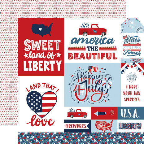 Echo Park Stars And Stripes Forever 12x12 Inch Collection Kit (SSF369016) (DISCONTINUED) Echo Park Stars And Stripes Forever 12x12 Inch Collection Kit (SSF369016) (DISCONTINUED)