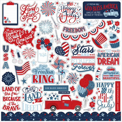 Echo Park Stars And Stripes Forever 12x12 Inch Collection Kit (SSF369016) (DISCONTINUED) Echo Park Stars And Stripes Forever 12x12 Inch Collection Kit (SSF369016) (DISCONTINUED)