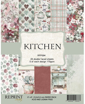 Reprint Kitchen 6x6 Inch Paper Pack (RPP094) (DISCONTINUED) Reprint Kitchen 6x6 Inch Paper Pack (RPP094) (DISCONTINUED)