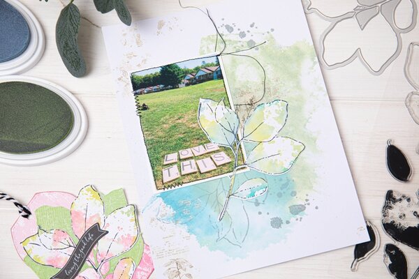 Sizzix Framelits Die w/Stamps by 49 and Market A5 Painted Pencil Leaves (11+1pcs) (666636) Sizzix Framelits Die w/Stamps by 49 and Market A5 Painted Pencil Leaves (11+1pcs) (666636)