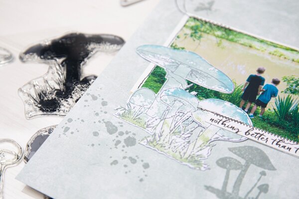 Sizzix Framelits Die w/Stamps by 49 and Market A5 Painted Pencil Mushrooms (10+2pcs) (666637) Sizzix Framelits Die w/Stamps by 49 and Market A5 Painted Pencil Mushrooms (10+2pcs) (666637)