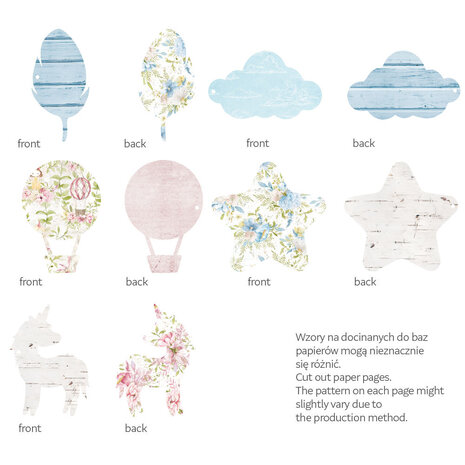 P13 Believe in Fairies Light Chipboard Embellishments 6" Album Base w Papers (P13-BIF-56) (OUTLET) P13 Believe in Fairies Light Chipboard Embellishments 6" Album Base w Papers (P13-BIF-56) (OUTLET)