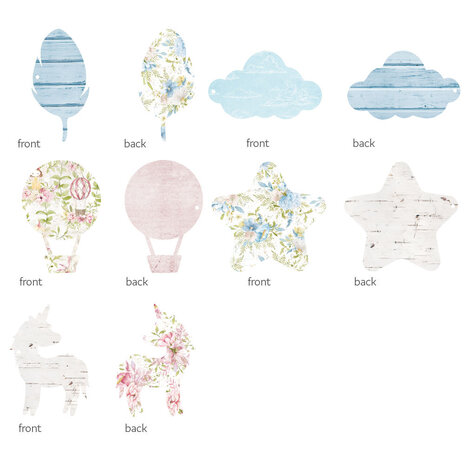 P13 Believe in Fairies Light Chipboard Embellishments 6" Album Base w Papers (P13-BIF-56) (OUTLET) P13 Believe in Fairies Light Chipboard Embellishments 6" Album Base w Papers (P13-BIF-56) (OUTLET)