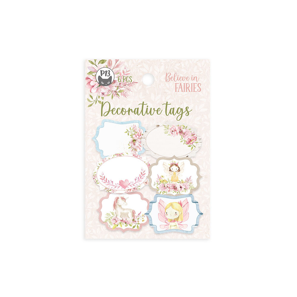 P13 Believe in Fairies Decorative Tags 04 (6pcs) (P13-BIF-24) (OUTLET) P13 Believe in Fairies Decorative Tags 04 (6pcs) (P13-BIF-24) (OUTLET)