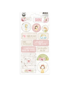 P13 Believe in Fairies Chipboard Stickers 02 (P13-BIF-35) (OUTLET)