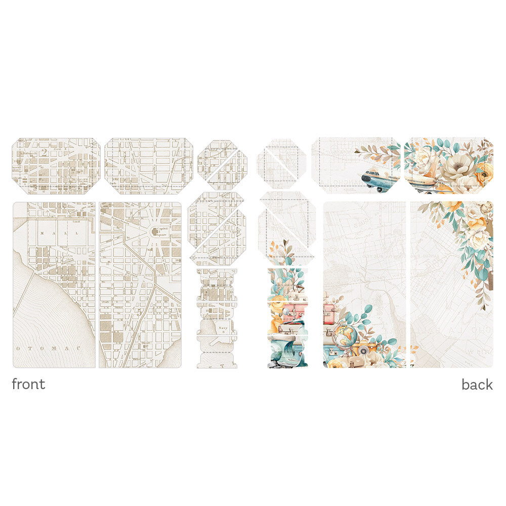 P13 Travel Journal Travel Journal Paper Elements (33pcs) (P13-TRJ-40) (OUTLET) P13 Travel Journal Travel Journal Paper Elements (33pcs) (P13-TRJ-40) (OUTLET)