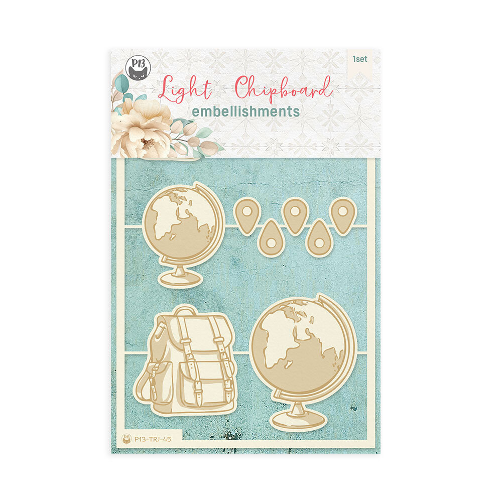 P13 Travel Journal Light Chipboard Embellishments 02 (12pcs) (P13-TRJ-45) (OUTLET) P13 Travel Journal Light Chipboard Embellishments 02 (12pcs) (P13-TRJ-45) (OUTLET)