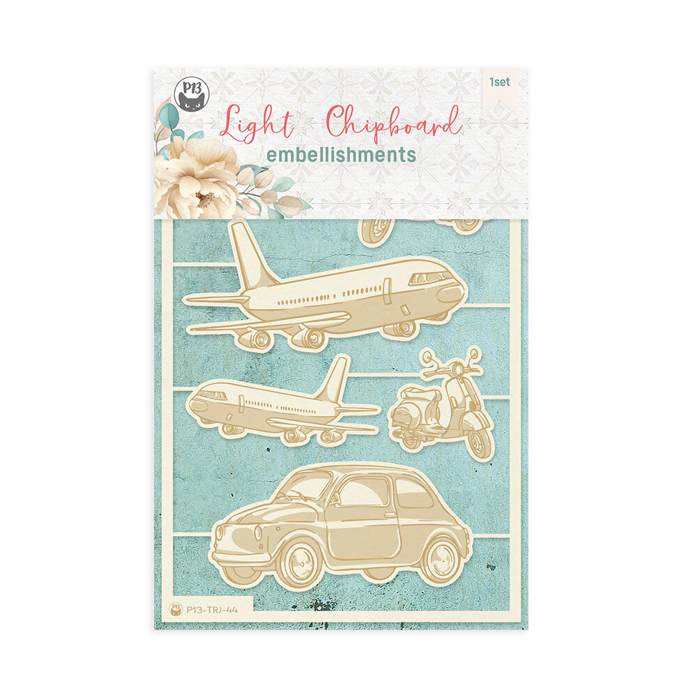 P13 Travel Journal Light Chipboard Embellishments 01 (6pcs) (P13-TRJ-44) (OUTLET) P13 Travel Journal Light Chipboard Embellishments 01 (6pcs) (P13-TRJ-44) (OUTLET)