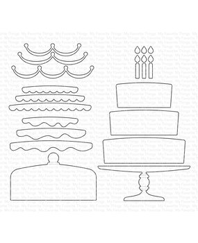 My Favorite Things Bring On the Cake Die-namics (MFT-2776) (DISCONTINUED)