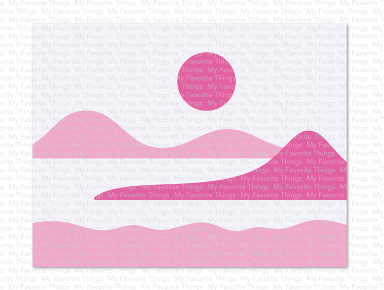 My Favorite Things Serene Sunset Die-namics (MFT-2782) (DISCONTINUED)