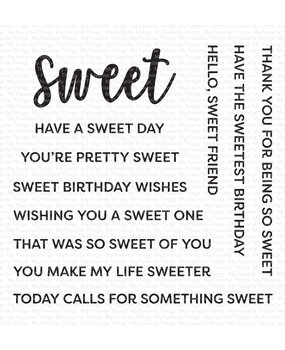 My Favorite Things Sweet Sentiments Clear Stamps (CS-866) (DISCONTINUED)