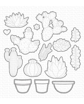 My Favorite Things Sweet Succulents Die-namics (MFT-2785) (DISCONTINUED)