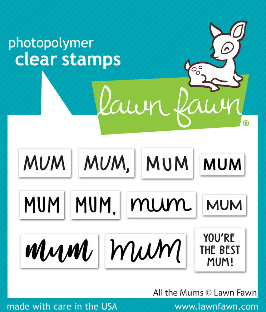 Lawn Fawn All the Mums Clear Stamps (LF3457) (OUTLET) Lawn Fawn All the Mums Clear Stamps (LF3457) (OUTLET)
