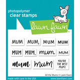 Lawn Fawn All the Mums Clear Stamps (LF3457) (OUTLET)