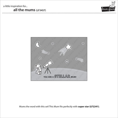 Lawn Fawn All the Mums Clear Stamps (LF3457) (OUTLET) Lawn Fawn All the Mums Clear Stamps (LF3457) (OUTLET)