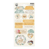 P13 Travel Journal Chipboard Stickers 03 (P13-TRJ-36) (OUTLET)
