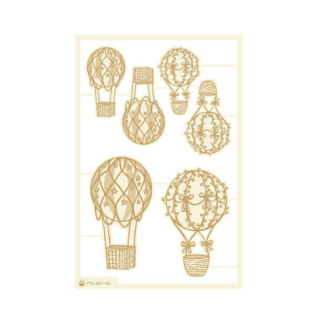 P13 Believe in Fairies Light Chipboard Embellishments 02 (6pcs) (P13-BIF-45) (DISCONTINUED)