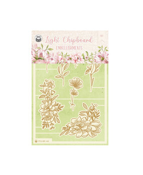 P13 Believe in Fairies Light Chipboard Embellishments 05 (7pcs) (P13-BIF-48) (OUTLET)