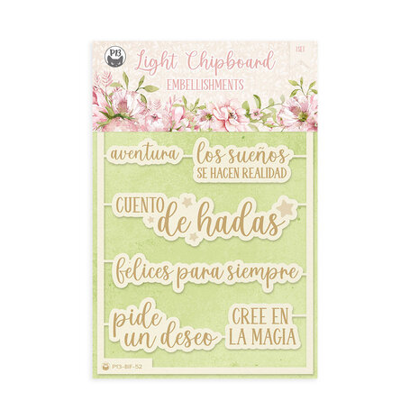 P13 Believe in Fairies Light Chipboard Embellishments ESP (8pcs) (P13-BIF-52) (OUTLET) P13 Believe in Fairies Light Chipboard Embellishments ESP (8pcs) (P13-BIF-52) (OUTLET)