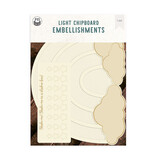 P13 Believe in Fairies Light Chipboard Embellishments Base Shaker Rainbow (P13-BIF-50) (OUTLET)